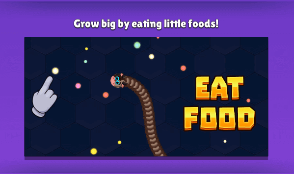Eat Food: Grow bing by eating little foods